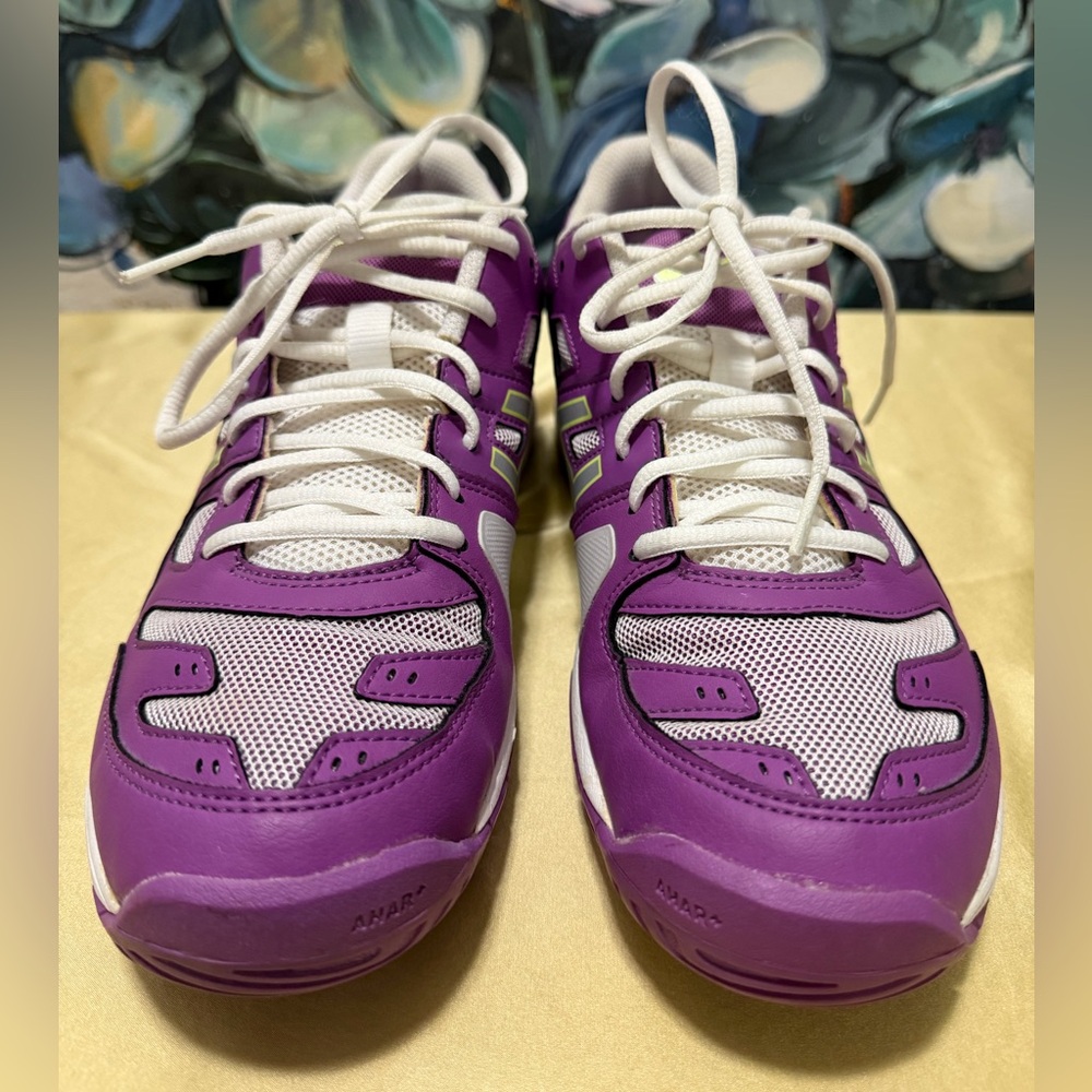 ASICS Gel-Solution Slam 2 Women's Purple White Tennis Shoes Size 9 - Picture 2 of 9